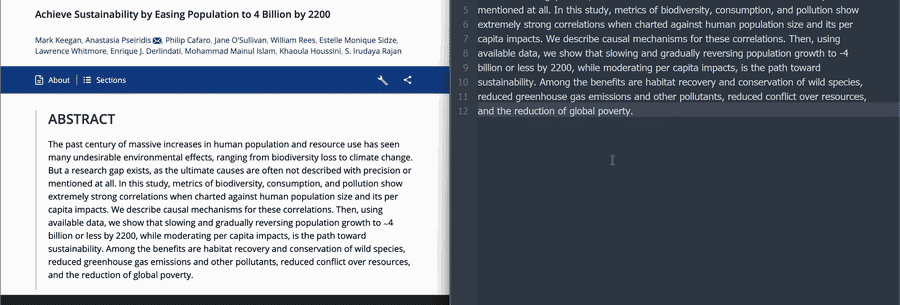 Screen area selected and recognized text copied